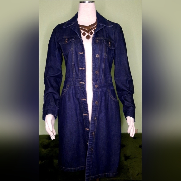 Denim Dress Jacket - Picture 1 of 5